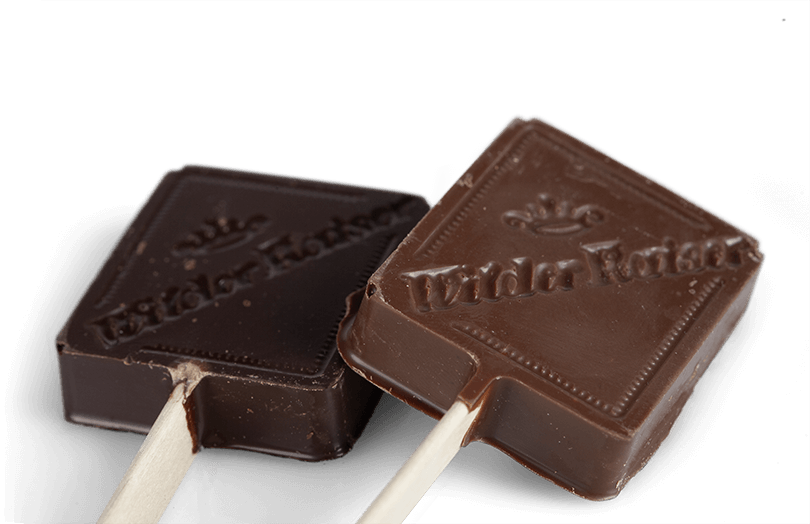 Schokoladen Duo Lollipop (Milch und Dunkel)